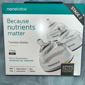 •Nanobebe BreastMilk Bottles Stage2